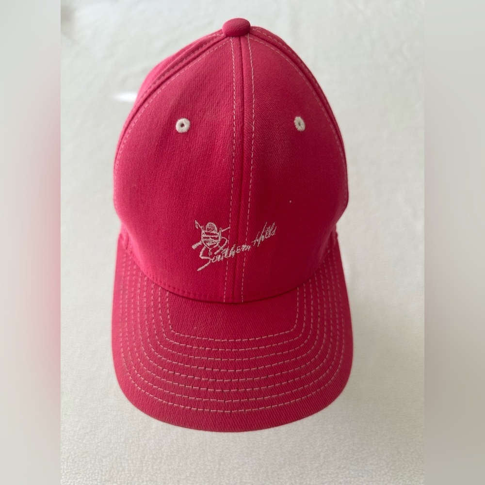 Southern Hills Country Club Cap Garb Pink Youth Flexfit Cap Fitted  7-7 3/8 EUC